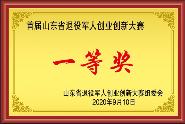 荣誉资质--退役军人一等奖